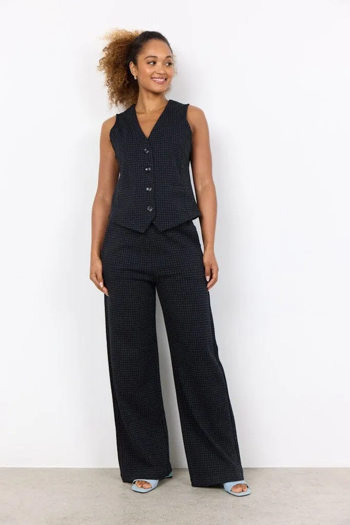 Isobel Waistcoat in Black Combi