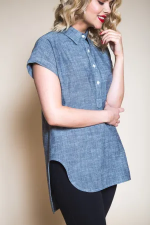 Kalle Shirt and Shirtdress Pattern - Closet Core Files