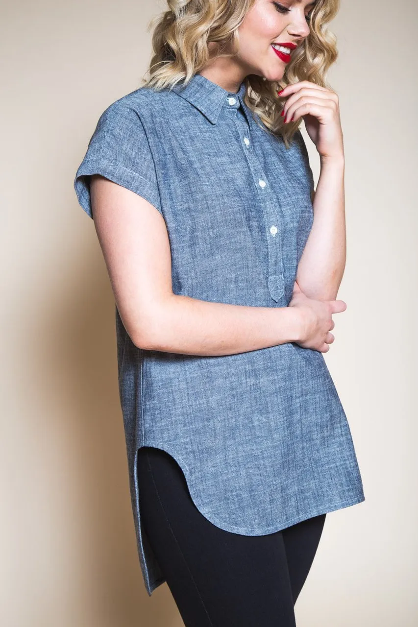 Kalle Shirt and Shirtdress Pattern - Closet Core Files