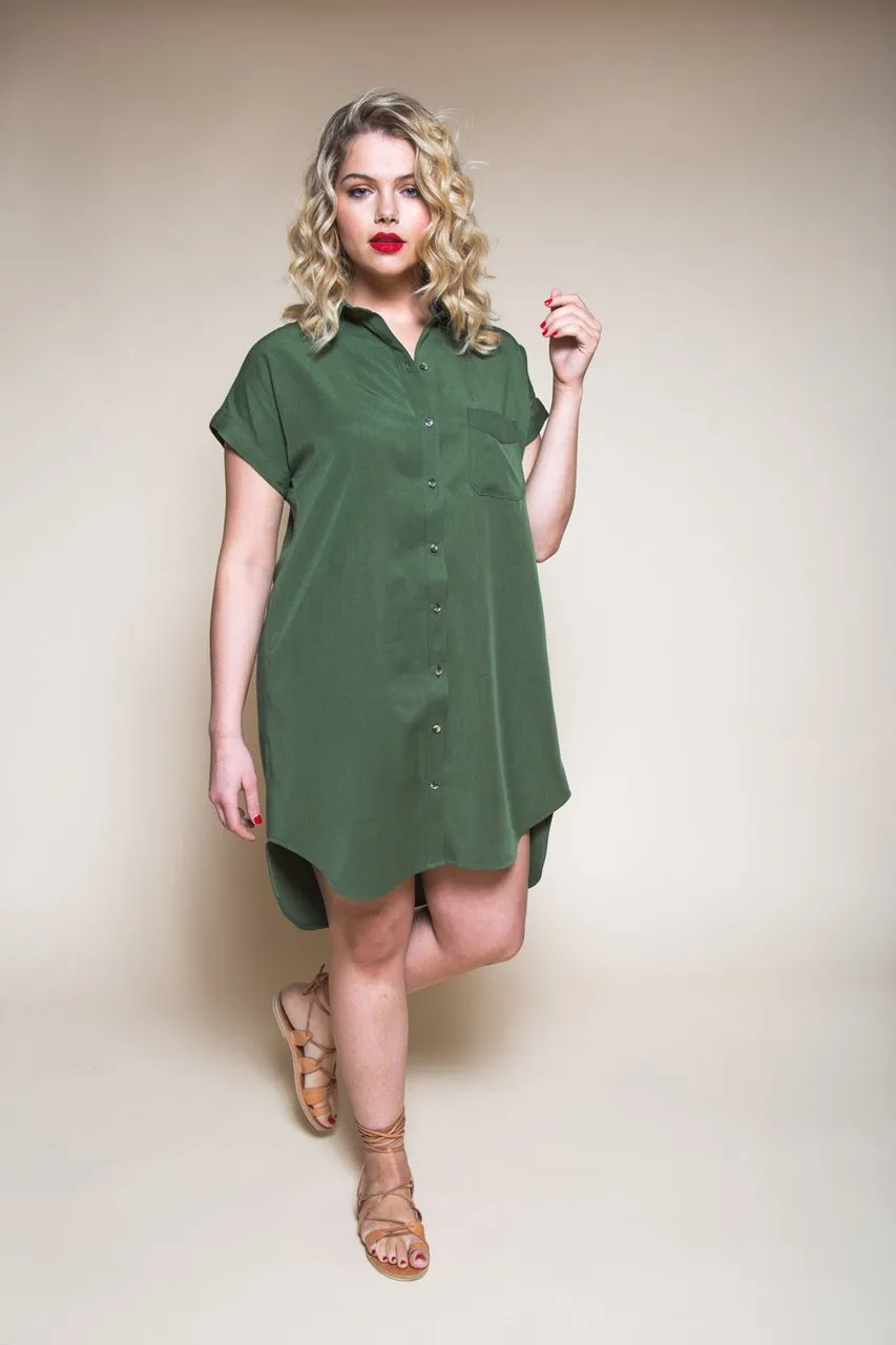 Kalle Shirt and Shirtdress Pattern - Closet Core Files