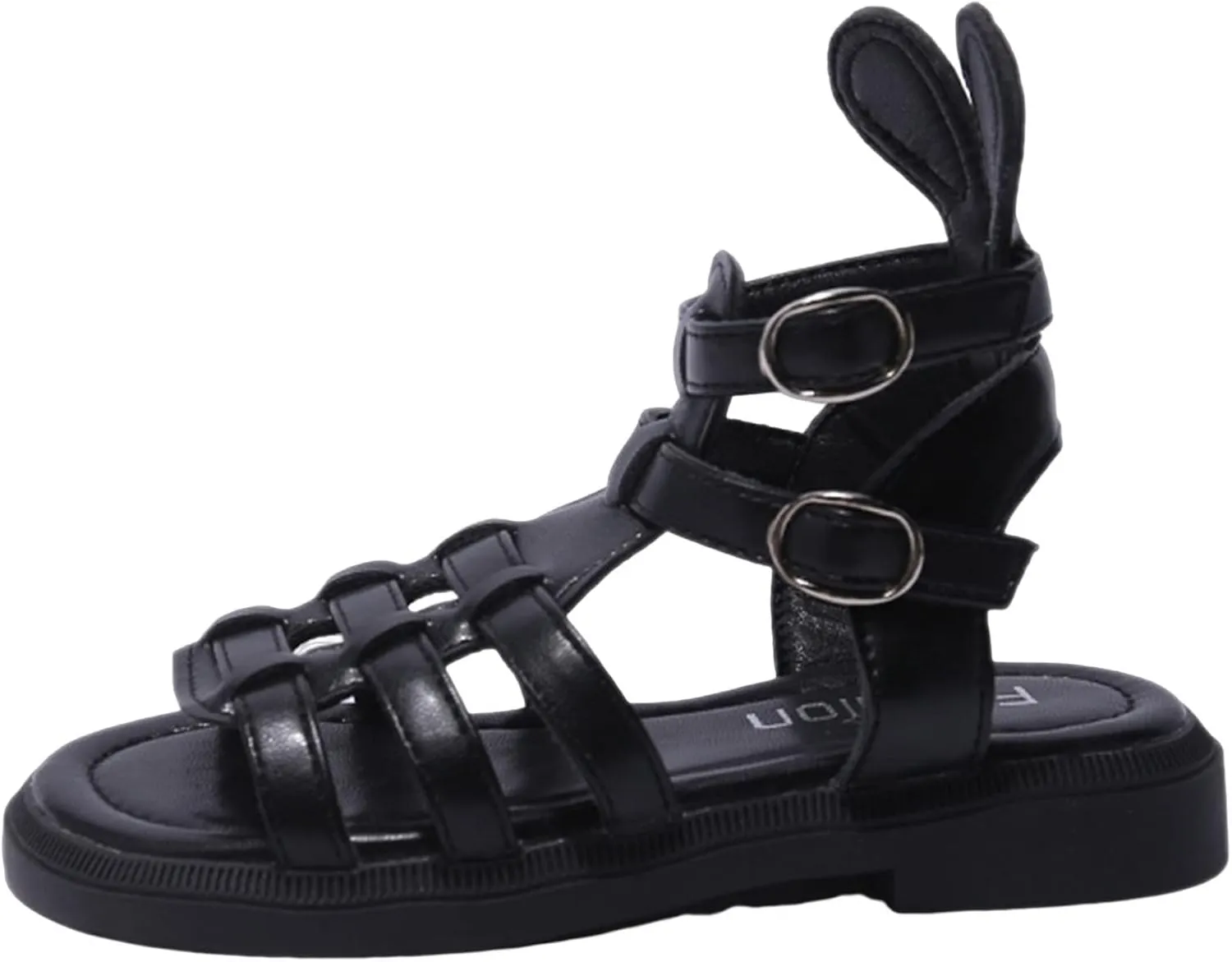 Kids Open Toe Roman Shoes for Girls Vintage High Top Strapped Flat Shoes Ankle Strap Soft Cute Girls Slippers Teen