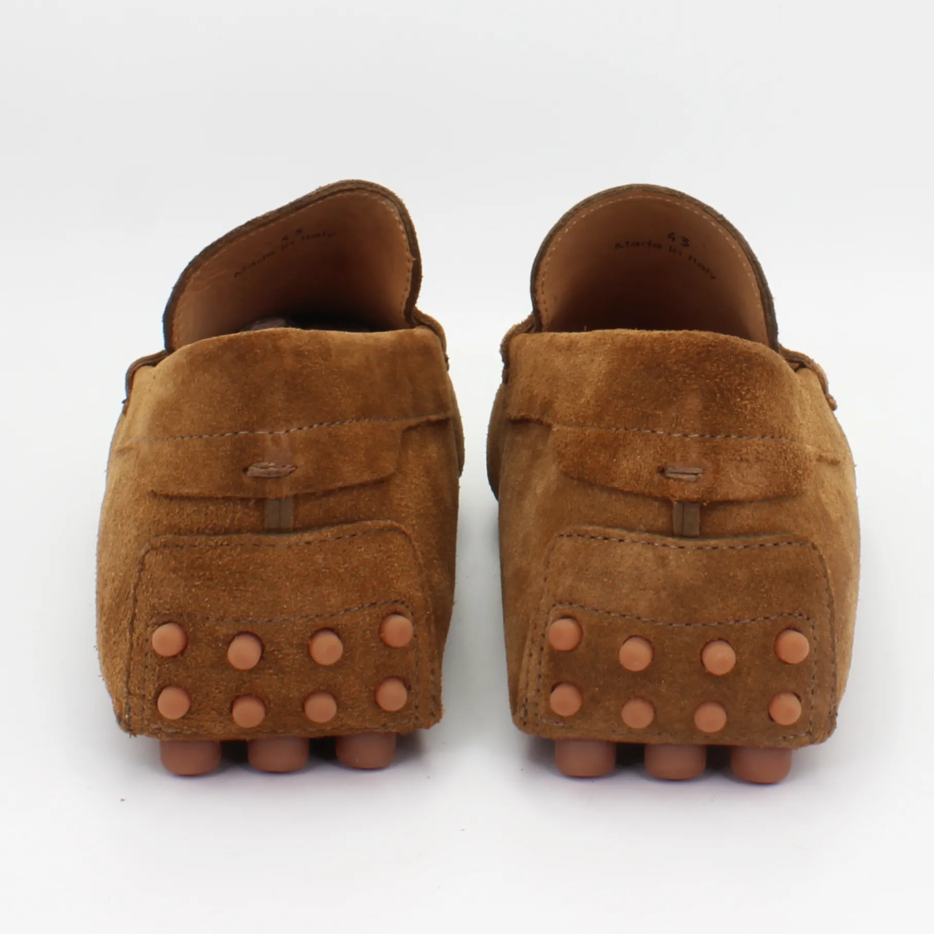 Men's Driver in Calf Leather Suede Sigaro Tan (CONU0460002)