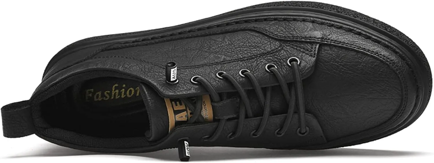 Men's Elevator Shoes Classic Dress Sneakers Increasing Height Casual Oxford Shoes Comfort Slip On Walking Shoes