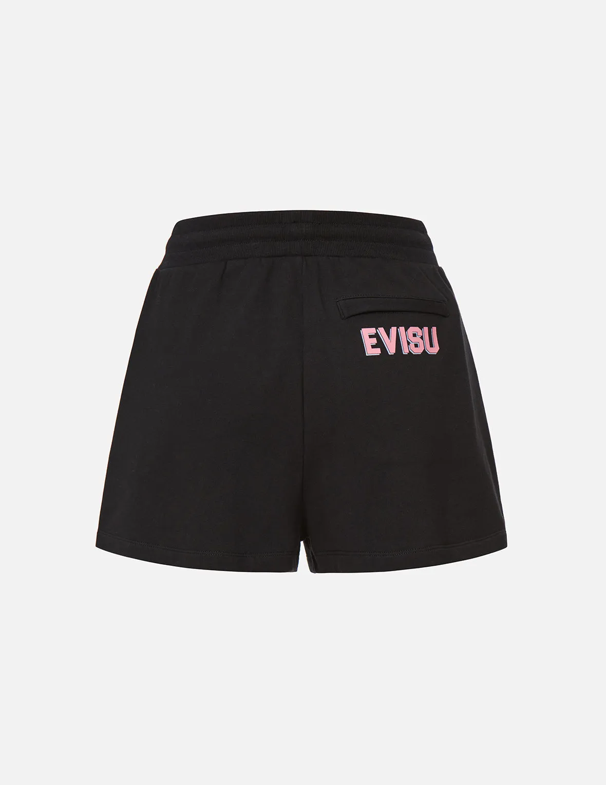 Seagull and Logo Print Sweat Shorts