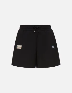 Seagull and Logo Print Sweat Shorts