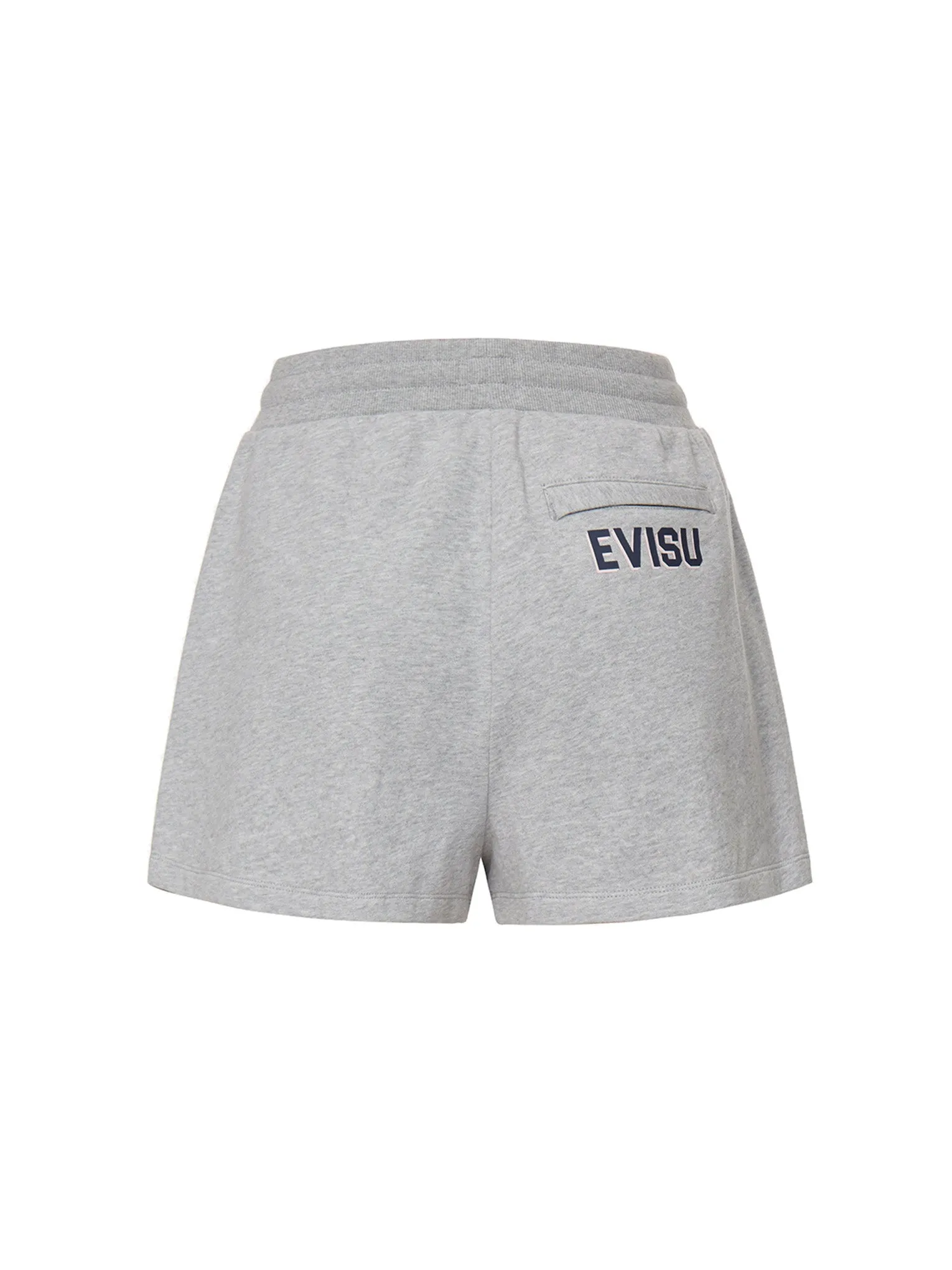 Seagull and Logo Print Sweat Shorts
