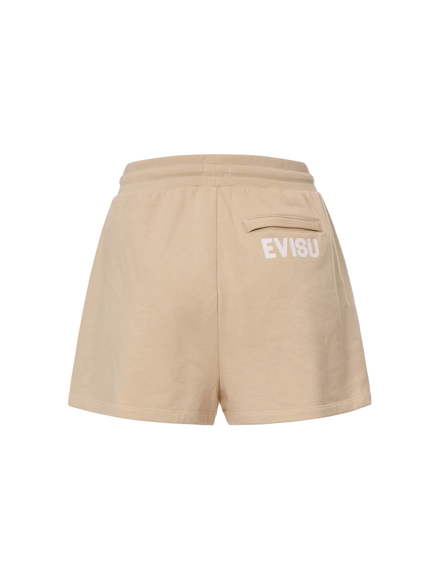 Seagull and Logo Print Sweat Shorts