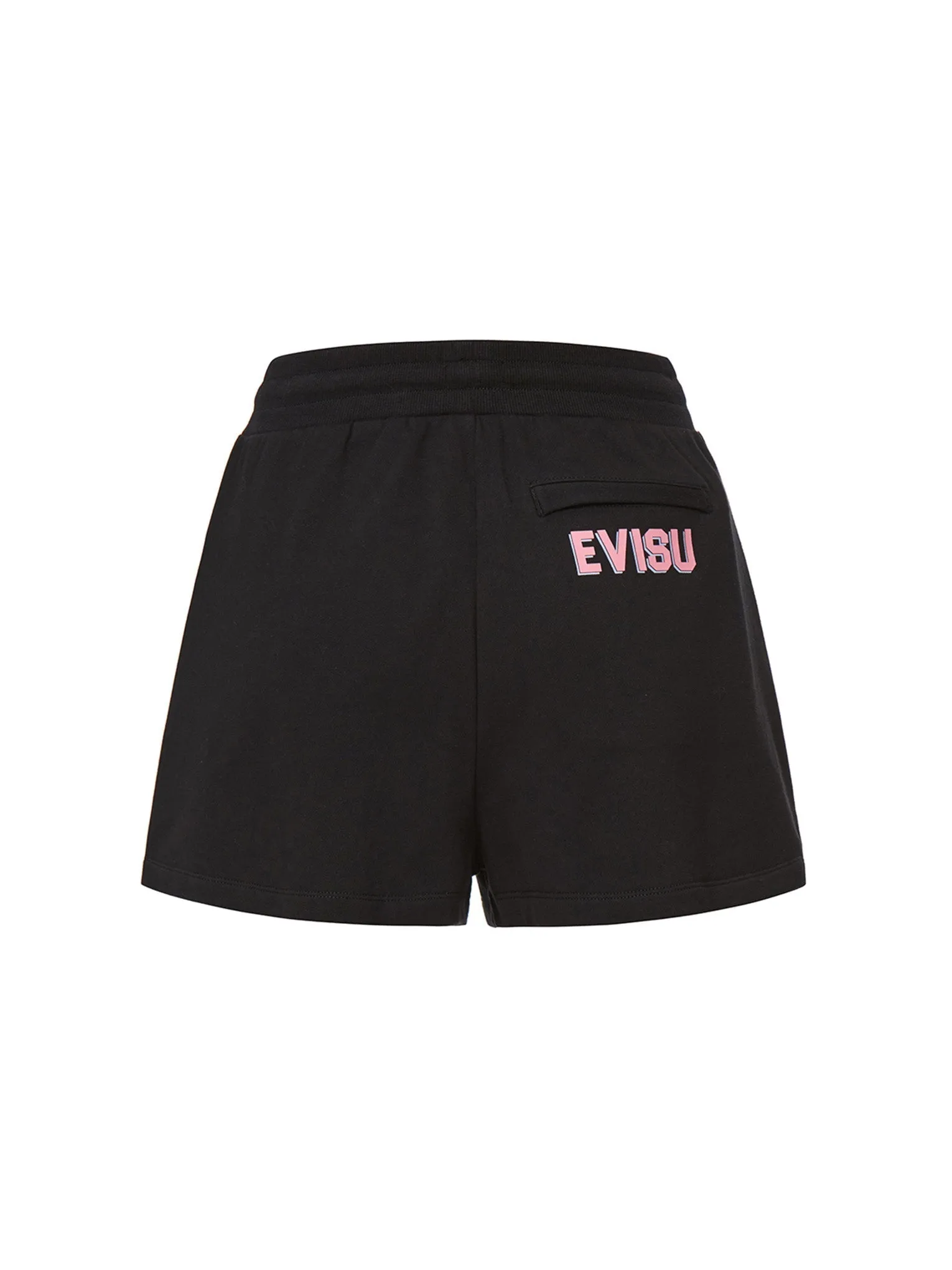 Seagull and Logo Print Sweat Shorts