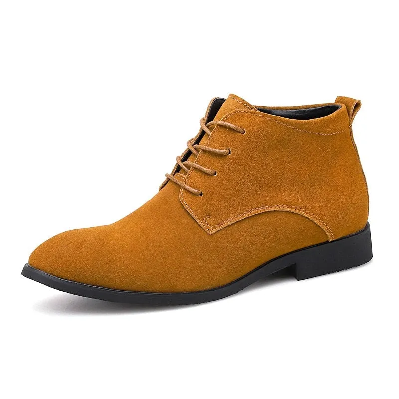 West Louis Luxury Business-Men Suede Leather Chukka Boots