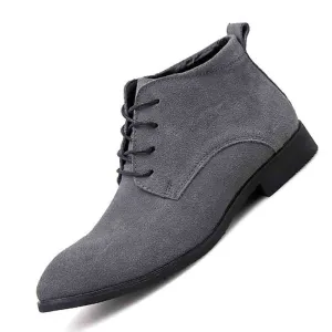 West Louis Luxury Business-Men Suede Leather Chukka Boots