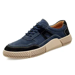 West Louis Urban Design Suede Leather Sneakers
