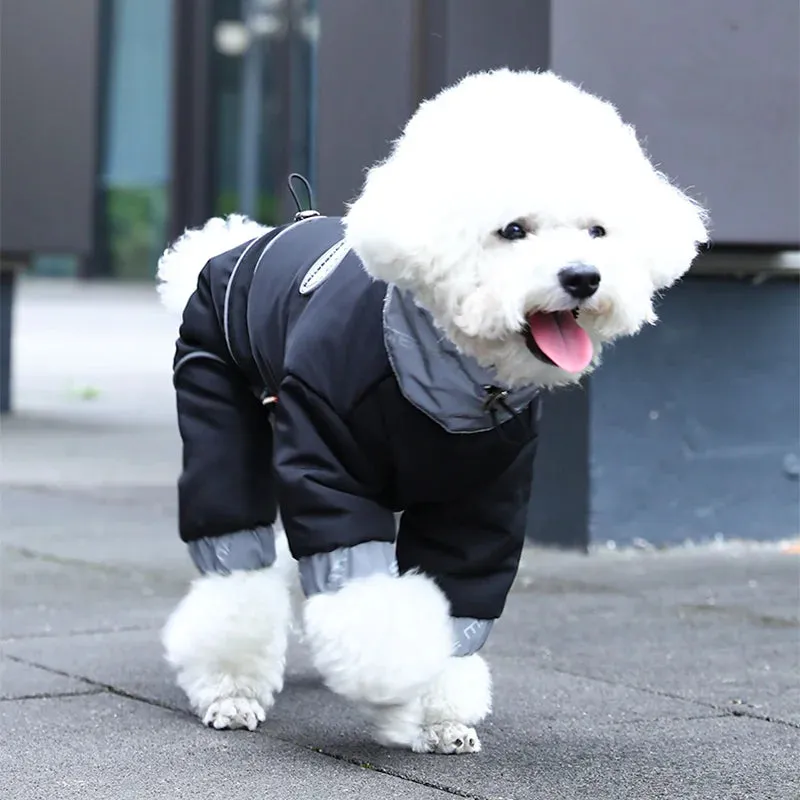 Winter Warm Dog Jacket Reflective Coat for Small and Medium Dogs