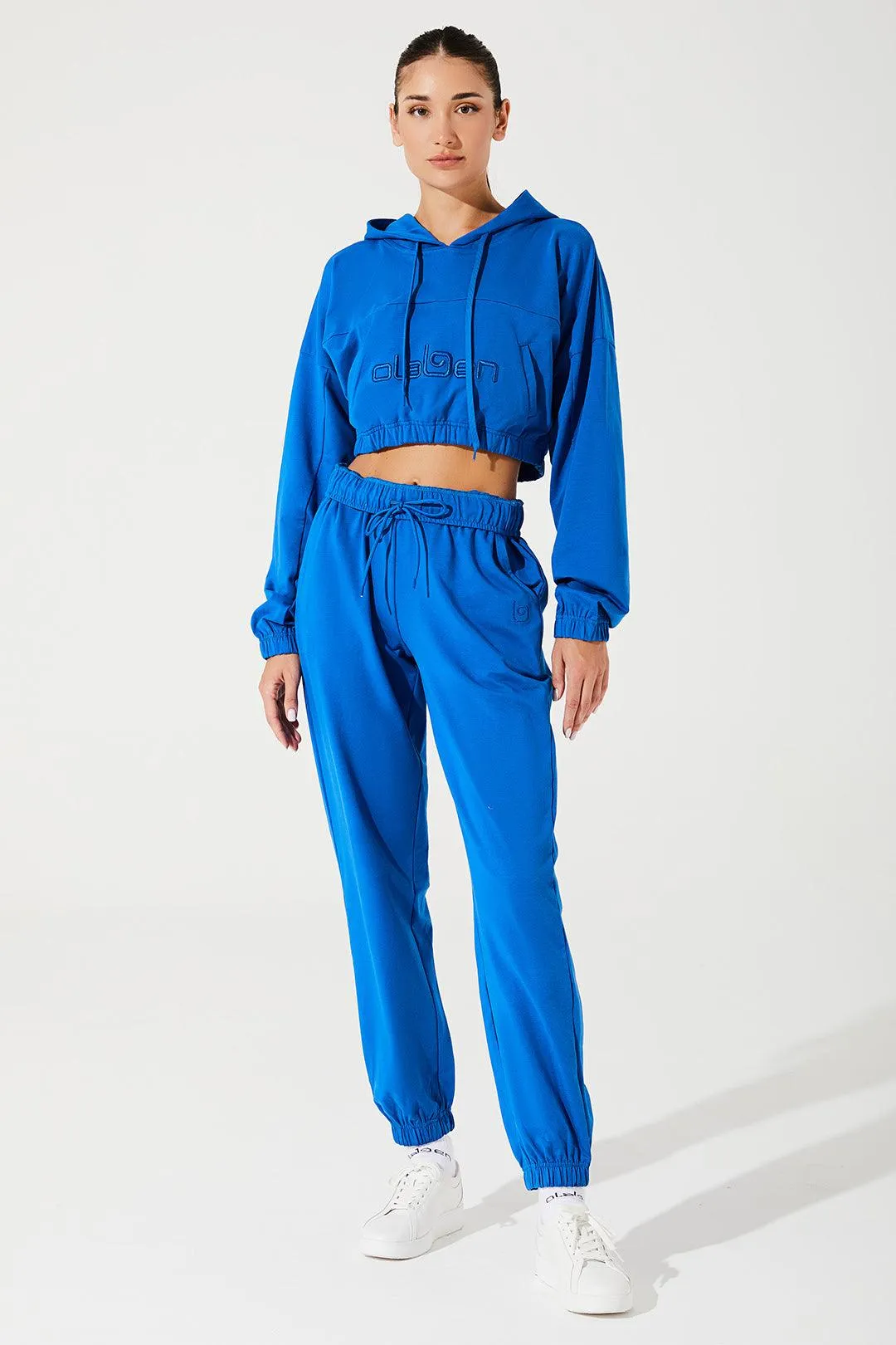 Women's Hoodie Croptop - Atlantis