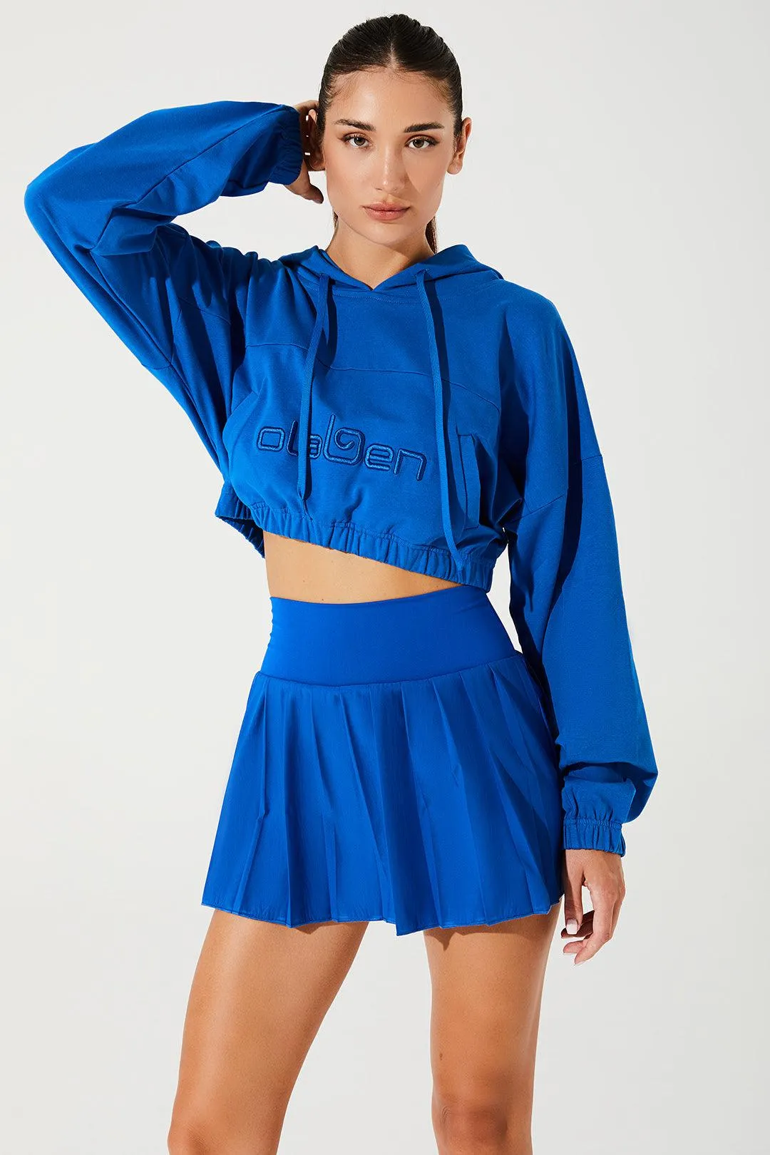 Women's Hoodie Croptop - Atlantis